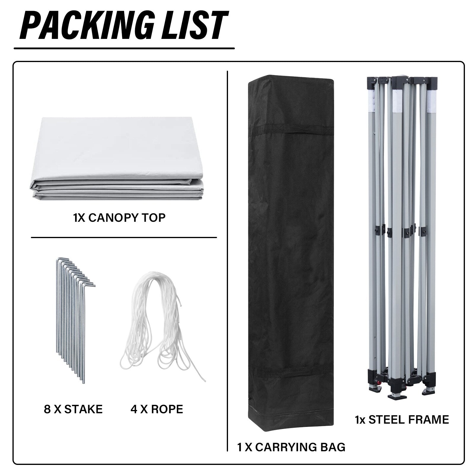 Zenova 10' x 10' Outdoor Pop Up Canopy Tent Patio Gazebo Party Wedding Tent