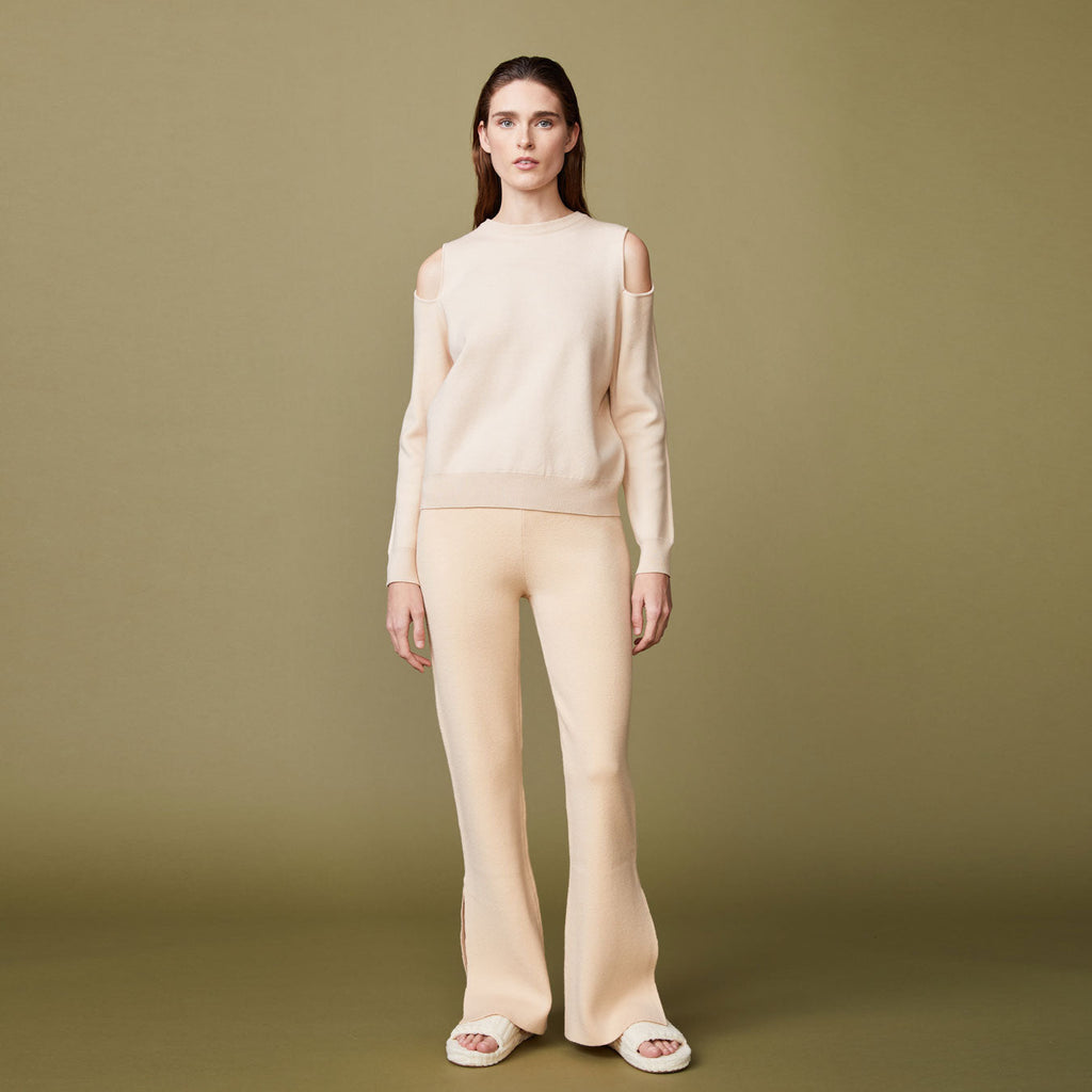 Supersoft Sweater Knit Cut Out Sweatshirt
