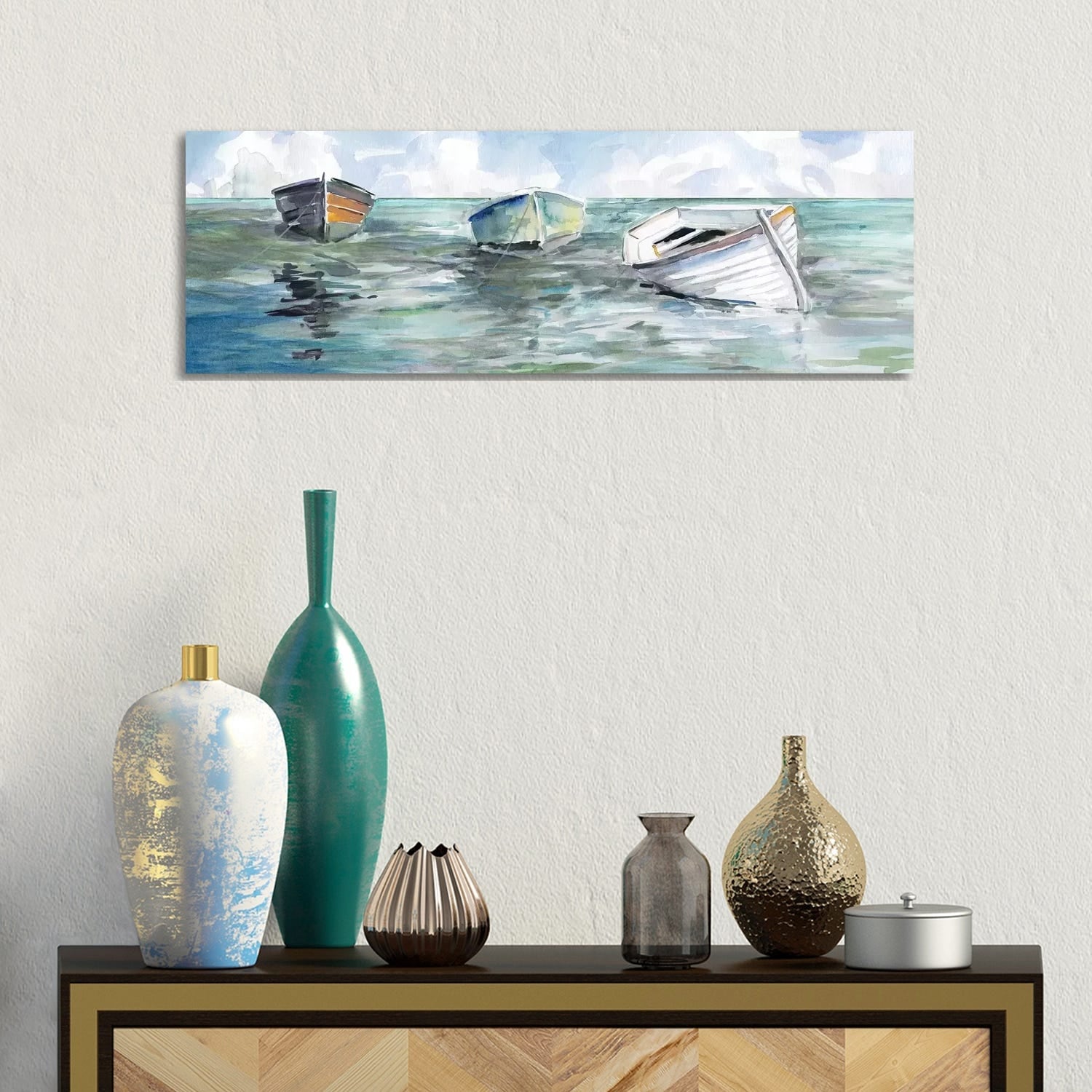 iCanvas Caught At Low Tide I by Carol Robinson Canvas Print